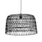 Hello Honey® 19.5" Charcoal Gray Woven Pendant Lamp